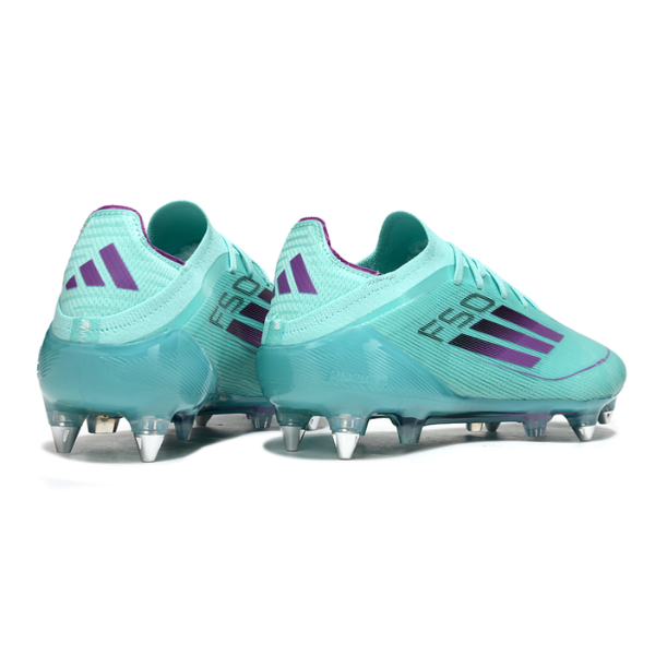 Adidas F50 Primeknit Elite Mixed Studs SG Light Blue and Pink Football Boot