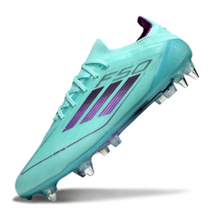 Adidas F50 Primeknit Elite Mixed Studs SG Light Blue and Pink Football Boot
