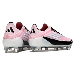 Adidas F50 Primeknit Elite Mixed Studs SG Messi Light Pink and Black Football Boot