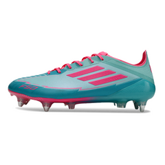 Adidas F50 Elite Mixed Studs SG Light Blue and Pink Football Boot