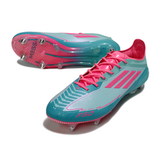 Adidas F50 Elite Mixed Studs SG Light Blue and Pink Football Boot