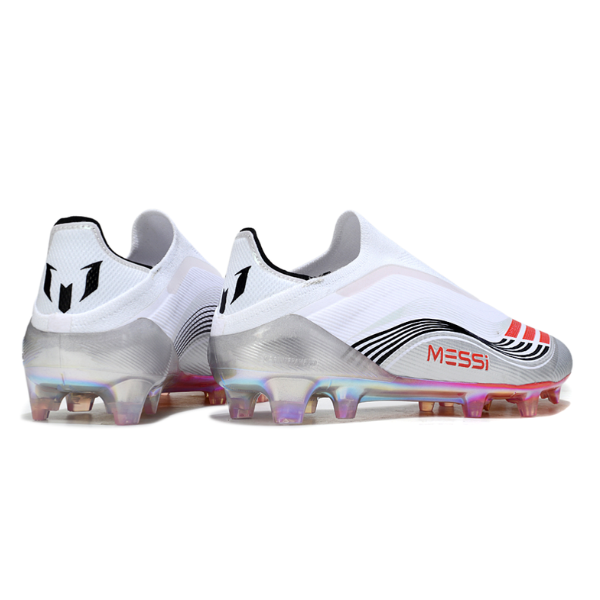 Adidas F50 Laceless Elite Messi White Pack Firm Ground FG Football Boot