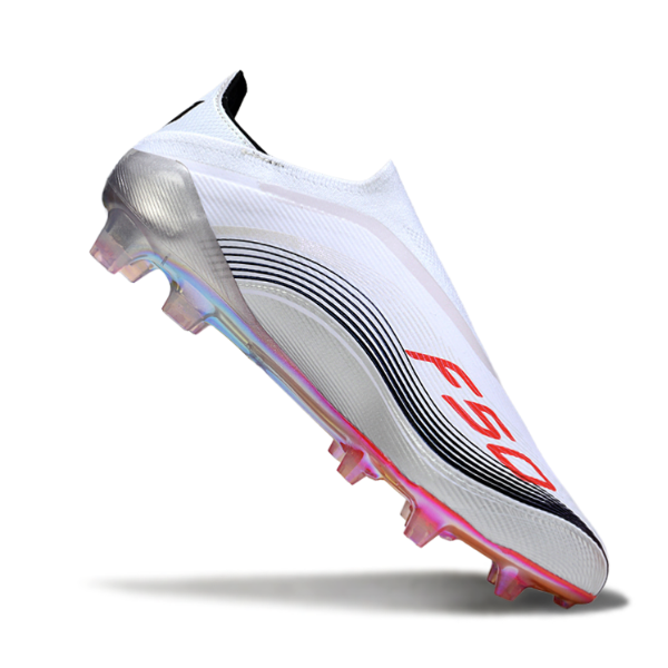 Adidas F50 Laceless Elite Messi White Pack Firm Ground FG Football Boot