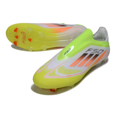 Adidas F50 Elite Green and Orange Firm Ground FG Football Boot