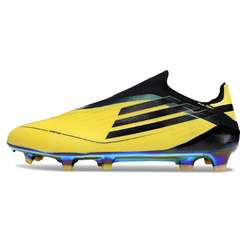 Adidas F50 Laceless Elite Adizero Yellow Purple Firm Ground FG Football Boot