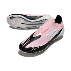 Adidas F50 Elite Light Pink and Black Firm Ground FG Football Boot