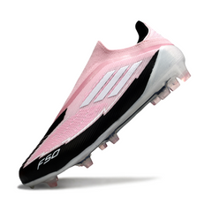 Adidas F50 Elite Light Pink and Black Firm Ground FG Football Boot