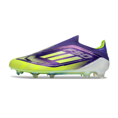 Adidas F50 Elite Purple and Green Firm Ground FG Football Boot