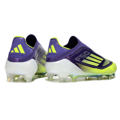 Adidas F50 Elite Purple and Green Firm Ground FG Football Boot