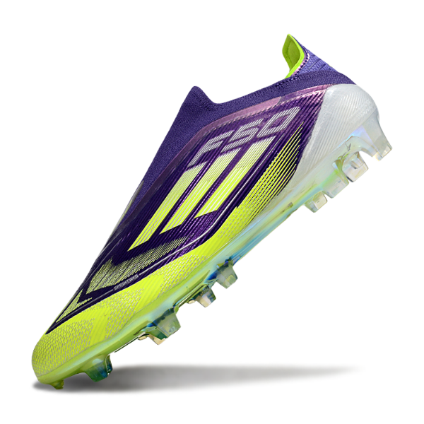 Adidas F50 Elite Purple and Green Firm Ground FG Football Boot
