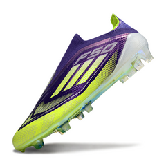 Adidas F50 Elite Purple and Green Firm Ground FG Football Boot
