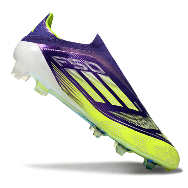 Adidas F50 Elite Purple and Green Firm Ground FG Football Boot