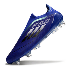 Adidas F50 Primeknit Elite Mixed Studs SG Blue Football Boot
