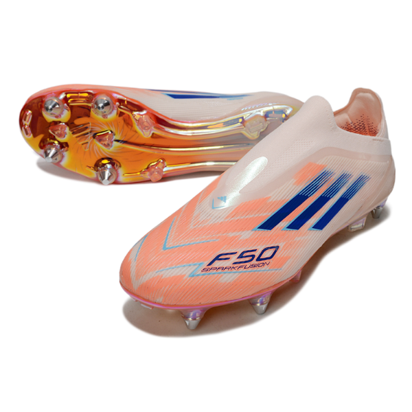 Adidas F50 Laceless Elite Mixed Studs SG Orange Football Boot