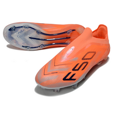 Adidas F50 Laceless Elite Orange Firm Ground FG Football Boot