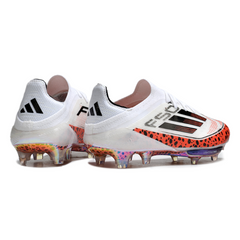 Adidas F50+ Elite White and Orange Pack Firm Ground FG Football Boot