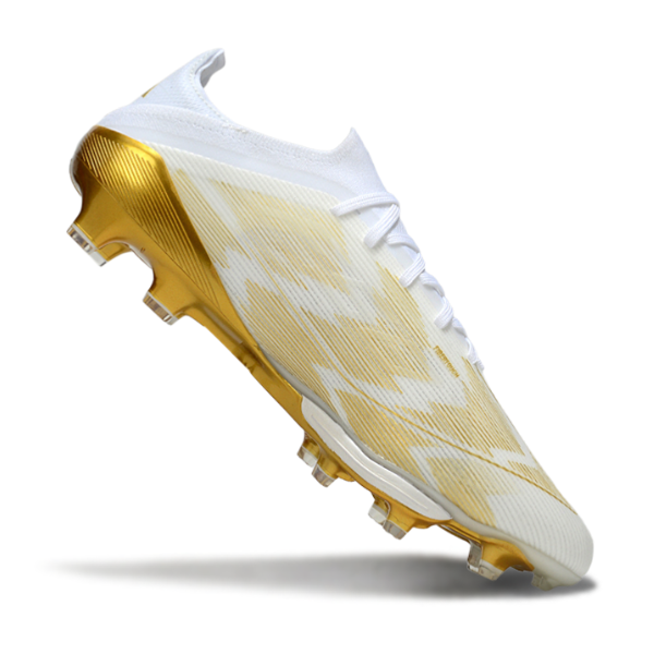 Adidas F50+ Elite White and Gold Pack Firm Ground FG Football Boot