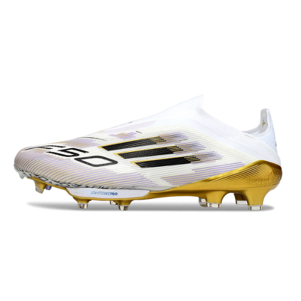 Adidas F50+ Elite White Black Gold Pack Firm Ground FG Football Boot