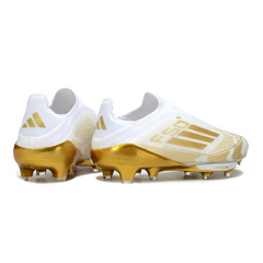 Adidas F50+ Elite White and Gold Pack Firm Ground FG Football Boot