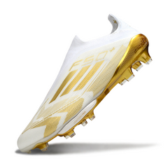 Adidas F50+ Elite White and Gold Pack Firm Ground FG Football Boot