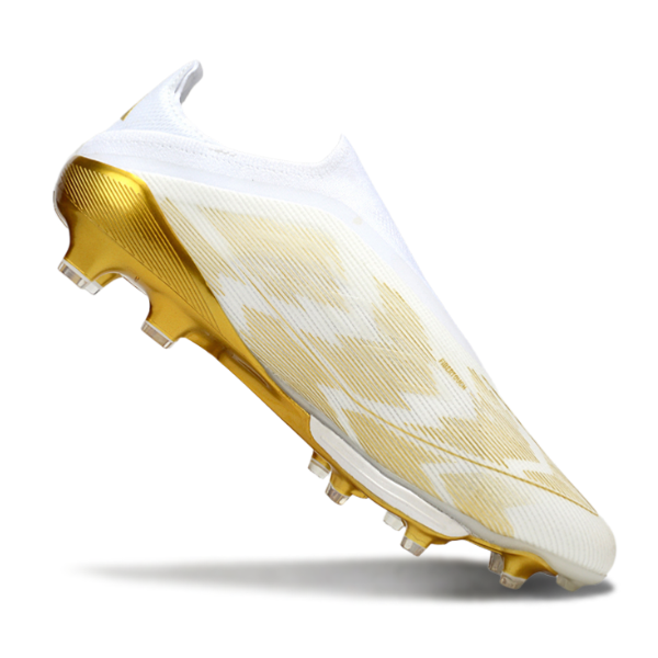 Adidas F50+ Elite White and Gold Pack Firm Ground FG Football Boot