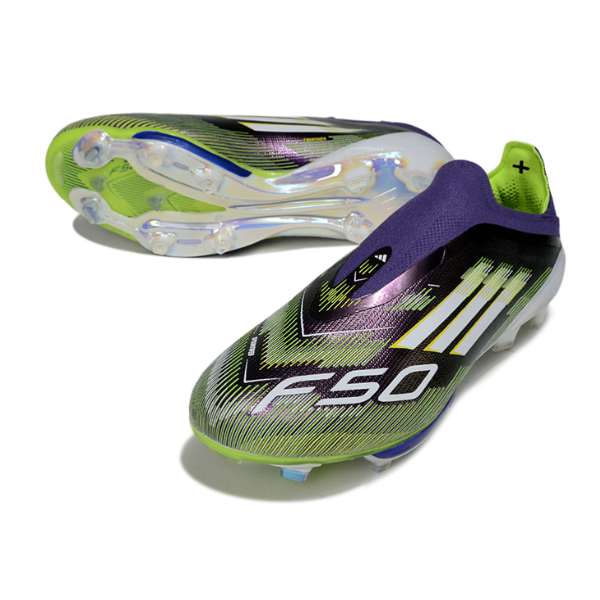 Adidas F50+ Elite Purple and Green Pack Firm Ground FG Football Boot