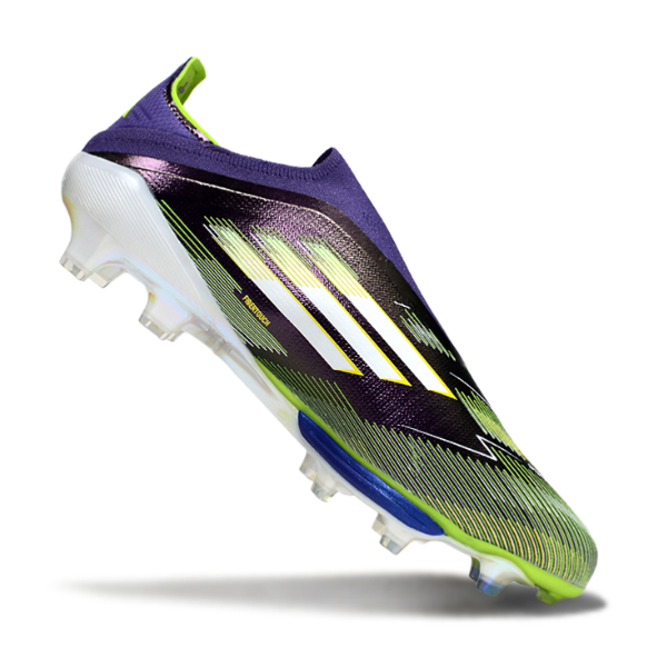 Adidas F50+ Elite Purple and Green Pack Firm Ground FG Football Boot