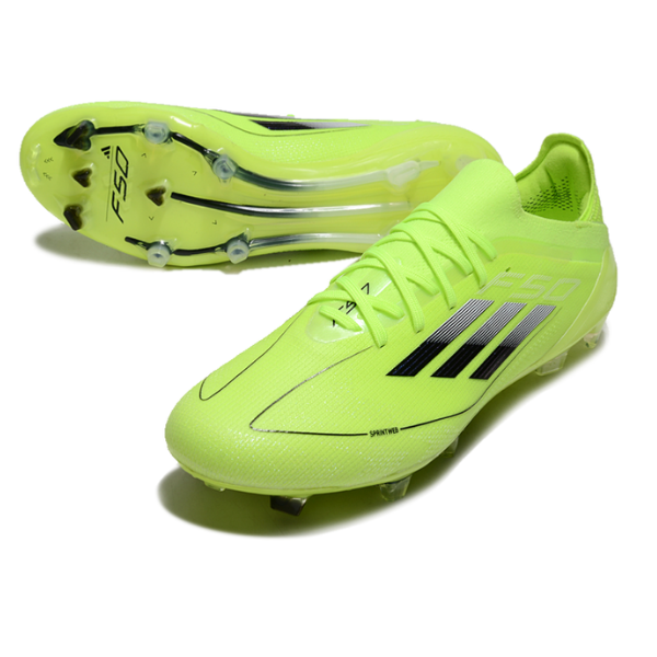Adidas F50+ Elite Green and Black Pack Firm Ground FG Football Boot