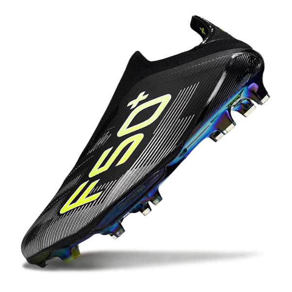 Adidas F50+ Laceless Elite Electric Stealth Pack Firm Ground FG Football Boot