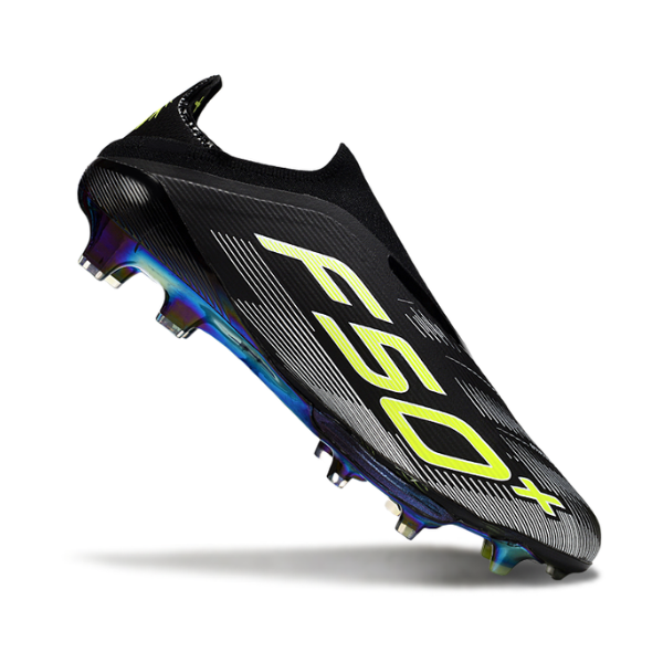 Adidas F50+ Laceless Elite Electric Stealth Pack Firm Ground FG Football Boot