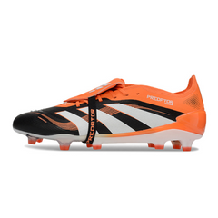 Adidas Predator 25 Tongue Elite Black and Orange FG Football Boot