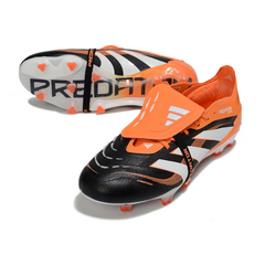Adidas Predator 25 Tongue Elite Black and Orange FG Football Boot
