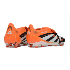 Adidas Predator 25 Tongue Elite Black and Orange FG Football Boot