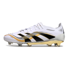 Adidas Predator 25 Elite White and Gold Pack Firm Ground FG Football Boot