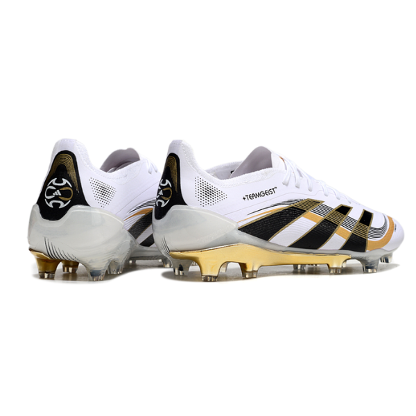 Adidas Predator 25 Elite White and Gold Pack Firm Ground FG Football Boot