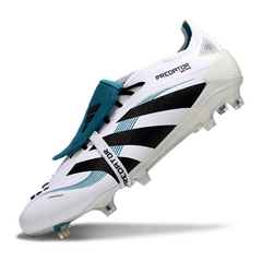 Adidas Predator 25 Tongue Elite White and Blue Pack Firm Ground FG Football Boot
