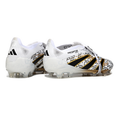Adidas Predator 25 Tongue Elite White, Gold, Black Pack Firm Ground FG Football Boot