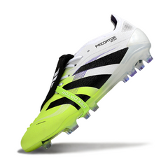 Adidas Predator 25 Elite White and Green Pack Firm Ground FG Football Boot