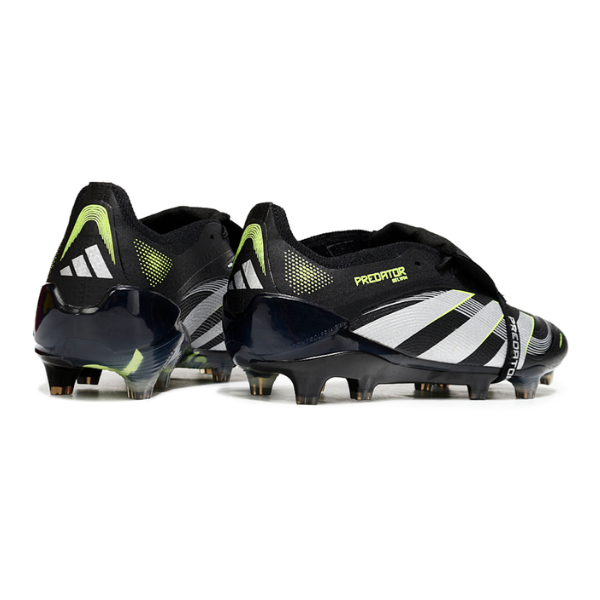 Adidas Predator 25 Elite Black, White, and Green Pack Firm Ground FG Football Boot