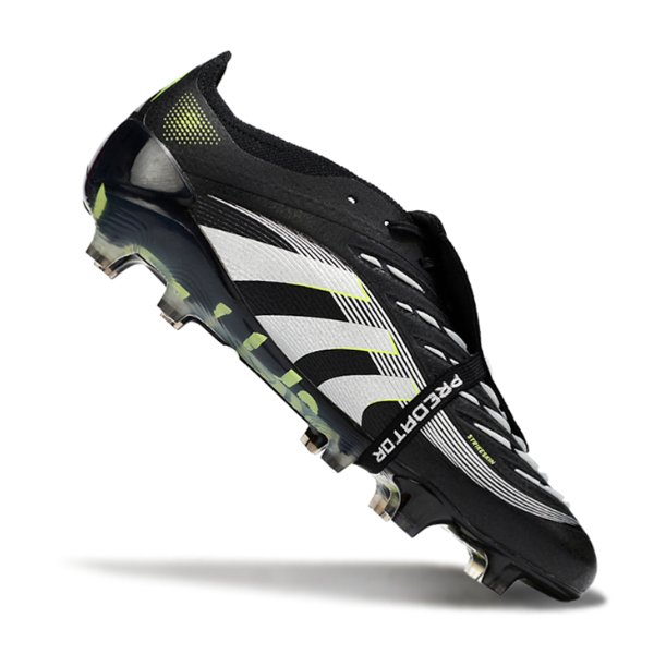 Adidas Predator 25 Elite Black, White, and Green Pack Firm Ground FG Football Boot