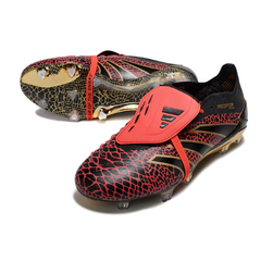 Adidas Predator 25 Tongue Elite Black Red FG Firm Ground Football Boot