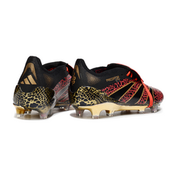 Adidas Predator 25 Tongue Elite Black Red FG Firm Ground Football Boot