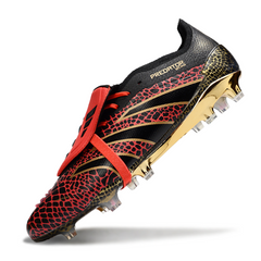 Adidas Predator 25 Tongue Elite Black Red FG Firm Ground Football Boot