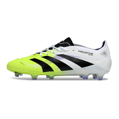 Adidas Predator 25 Elite White and Green Pack Firm Ground FG Football Boot