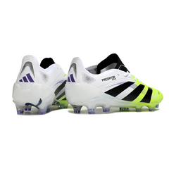 Adidas Predator 25 Elite White and Green Pack Firm Ground FG Football Boot