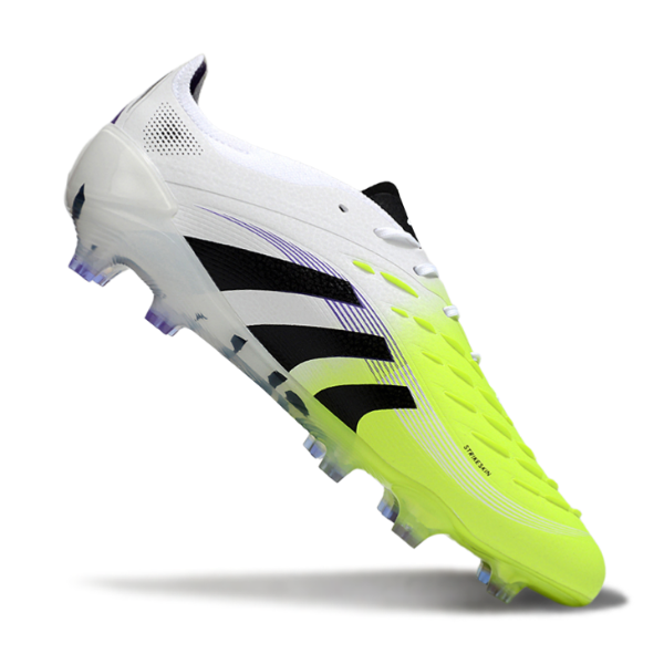 Adidas Predator 25 Elite White and Green Pack Firm Ground FG Football Boot