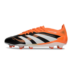Adidas Predator 25 Elite Black and Orange Pack Firm Ground FG Football Boot