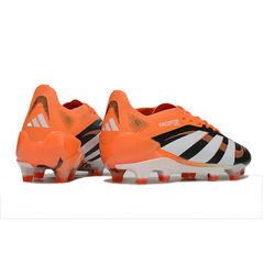Adidas Predator 25 Elite Black and Orange Pack Firm Ground FG Football Boot