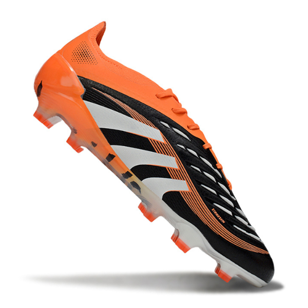 Adidas Predator 25 Elite Black and Orange Pack Firm Ground FG Football Boot