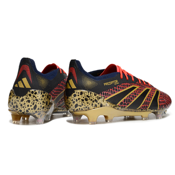 Adidas Predator 25 Elite Black Red Yellow FG Football Boot